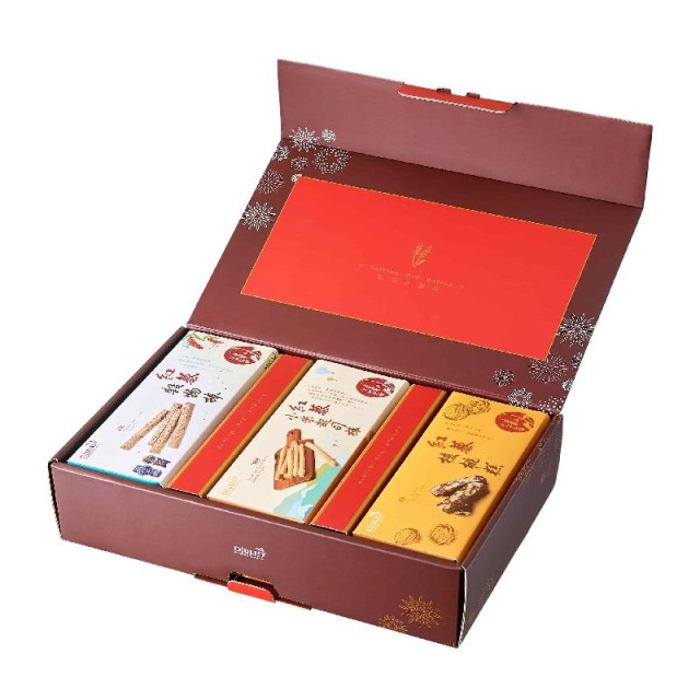 紅藜富貴禮盒-小米核桃糕 紅藜富貴禮盒-小米核桃糕